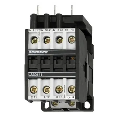 Contactor, 3pole, 5,5kW, 1NO, 230VAC, 14A AC3, 25A AC1 +VK3