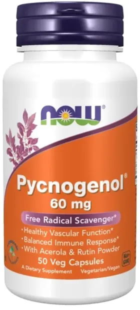 Pycnogenol, 50 capsule, Now