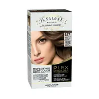 Vopsea permanenta Il Salone Plex Rebuilder Nr. 6.77 Dark Chocolate Blonde, 100ml, Alfaparf Milano Professional