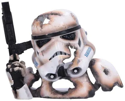 Statuetă bust Nemesis Now Movies: Star Wars - Blasted Stormtrooper, 23 cm
