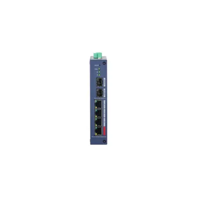 Switch Gigabit PoE cu 6 porturi Dahua CHS4206-4GT-90, buget 90W, 12 Gbps, 8928 Mpps, 2 SFP uplink, Layer 2, cu management
