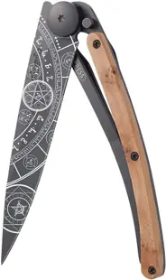 Cuțit de buzunar Deejo Juniper Wood - Esoteric, 37 g