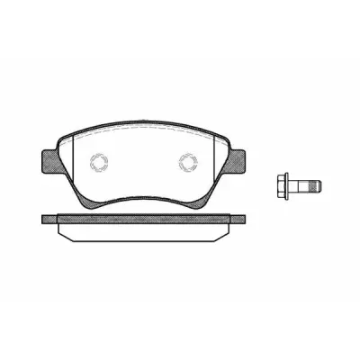 Set placute frana, frana disc REMSA 0976.00