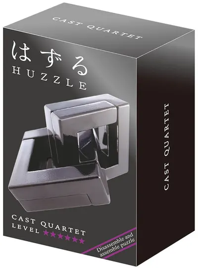 Puzzle logic metalic Hanayama - Cast Puzzle Quartet Huzzle