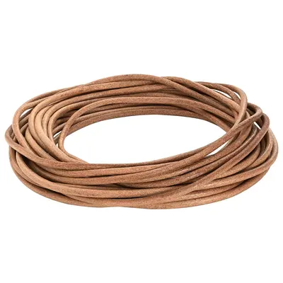 vidaXL Cord din Piele 1 Maro Ø4 mm x 5 m Piele