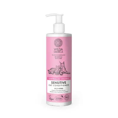WILDA SIBERICA Cat Sensitive, balsam pisici, piele sensibilă, flacon, 400ml