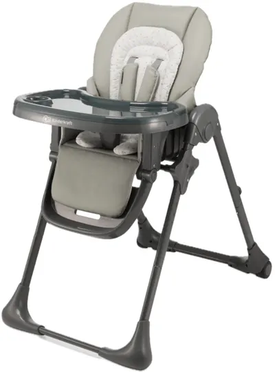 Scaun de masă KinderKraft - Tummie, gri