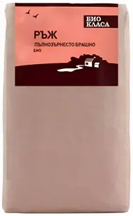 Făină de secară organică, integrală, 1 kg, Clasă Bio