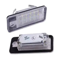 Set 2 lampi LED numar Audi A3 A4 B6 B7 A5 A6 A8 Q7, Canbus, Plug & Play, fara eroare