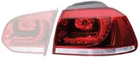 Stop tripla lampa spate dreapta (exterior LED, Semnalizator alb, culoare sticla: rosu) VW GOLF 2008-2013