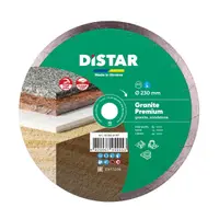 Disc diamantat DiStar Granite pt. Granit, marmura, placi ceramice - 230x25.4 (mm) Premium - DiStar-11320061017