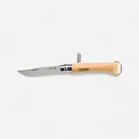 Cuțit pliabil pliant 10 cm Inox Opinel n°10 cu tirbușon și desfăcător de capace