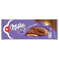 Biscuiti cu mousse aroma ciocolata Choco Jaffa Milka 128g Engros