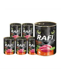 DOLINA NOTECI RAFI Cat Hrana umeda pentru pisici, cu rata 12x400 g