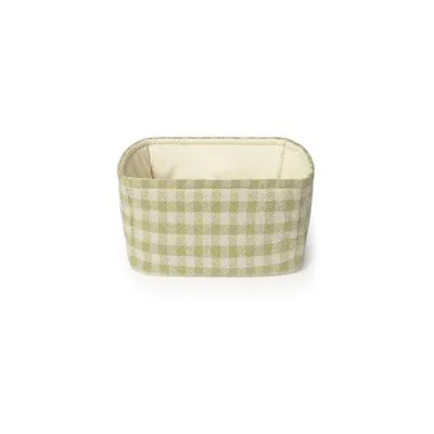 Coș de jucării pentru copii verde deschis din material textil 30x20x20 cm Swan Matcha – Lorena Canals
