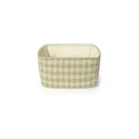 Coș de jucării pentru copii verde deschis din material textil 30x20x20 cm Swan Matcha – Lorena Canals