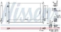 Radiator aer conditionat AC cu uscator potrivit ACURA RDX 3.5 01.12-08.15