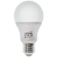 Bec LED LOHUIS DIMABIL, forma A60, E27, 9W, 25000 ore, lumina rece