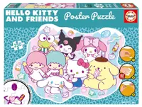 Puzzle pentru copii Educa de 250 piese - Hello Kitty și prietenii