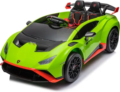 Masinuta electrica pentru copii Lamborghini Huracan STO 12V 80W Premium, verde