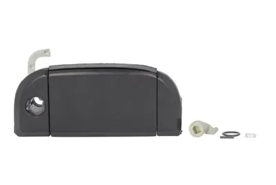 Maner usa Dreapta Fata potrivit VW TRANSPORTER T4 1990-1995 - (exterior, cu gaura pentru incuietoare; negru)