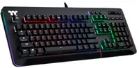 Tastatură gaming Thermaltake - Level 20, Cherry Blue Switch, RGB, neagră