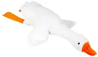 Gâscă de pluș Stip - 50 cm, albă