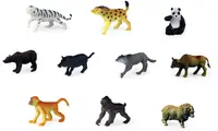 Set de figurine Rappa - Animale sălbatice II, 10 buc. , 5 cm