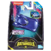 Mini vehicul din metal, Fisher Price, Batwheels, Bam The Batmobile, 1:55, HML13