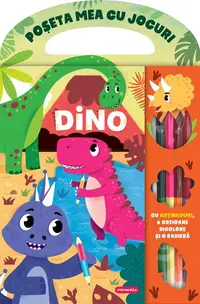 Poșeta mea cu jocuri - Dinozauri - Paperback brosat