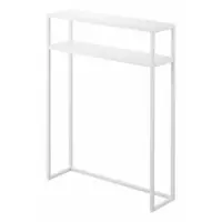 Masă consolă albă din metal 18x60 cm Tower – YAMAZAKI