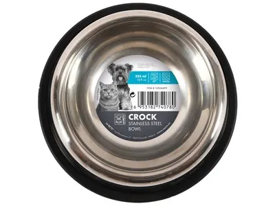 Castron din inox, pentru caini 3620 ml, CROCK, MAXI
