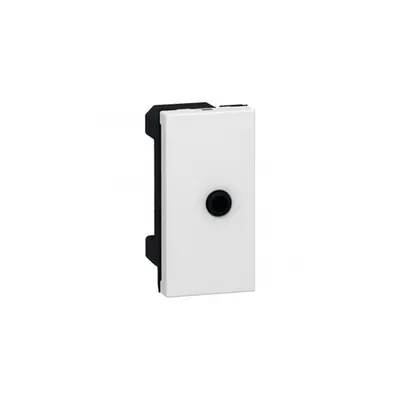 3.5mm Jack priza Mosaic - screw-type - 1 module - alb