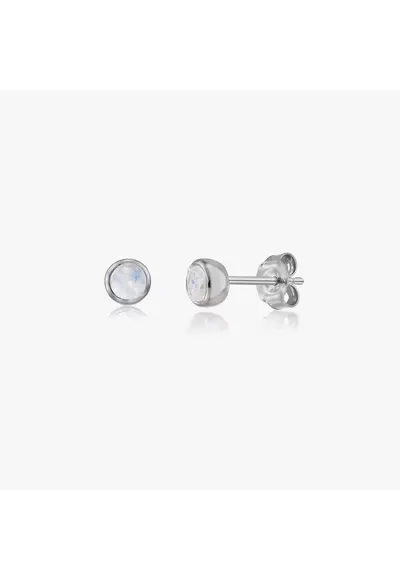 Cercei din argint Birthstone June - Piatra Lunii