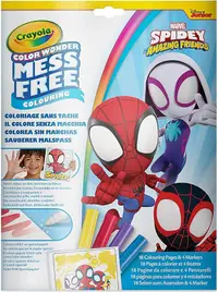 Carte de colorat Crayola - Spidey, cu 5 markere
