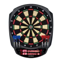 Placă Electronică Darts, XQ Max, pentru 1–8 Jucători, cu 4 Afișaje LED și Jocuri Multiple