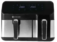 Aparat pentru gătit sănătos Singer - Vita AF4630 Dual, 1700W, 8.6 l, negru