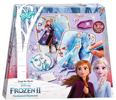 Set de creatie Totum - Decoreaza singur, Captivating Diamonds Frozen 2