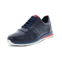 Pantofi Barbati Piele Naturala Pas Albastru Box 41