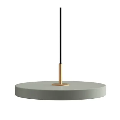 Lustră verde salvie LED cu intensitate reglabilă din metal cu abajur din metal ø 31 cm Asteria Plus – UMAGE
