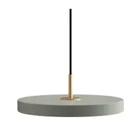 Lustră verde salvie LED cu intensitate reglabilă din metal cu abajur din metal ø 31 cm Asteria Plus – UMAGE