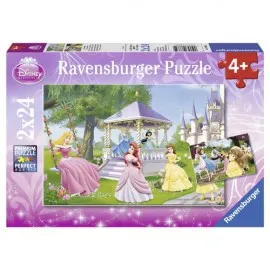 Puzzle printesele incantatoare 2x24 piese
