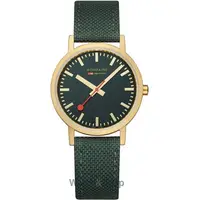 Ceas Mondaine Mondaine A660.30314.60SBS Ladies Watch Classic Green And Gold 36mm 3ATM