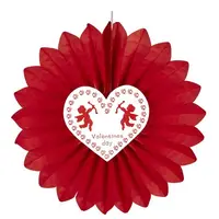 Decor floare rosie valentines day