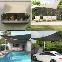 vidaXL Pânză parasolar galben triunghiular 4,5x4,5x4,5 m HDPE 160 g/m²
