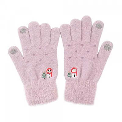 Manusi De Iarna Tactile Dama Techsuit ST0011, Marime 17cm, Mov