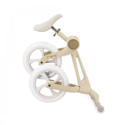 Bicicleta fara pedale pentru copii Momi Noru Yellow, pliabila, varsta 2 ani+, greutate admisa 35 kg