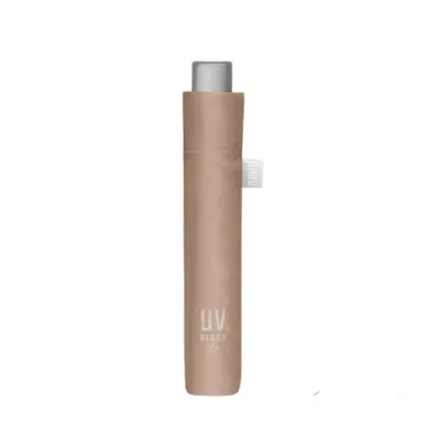Umbrelă extra slim, UV50+, Perletti, culoarea bej taupe