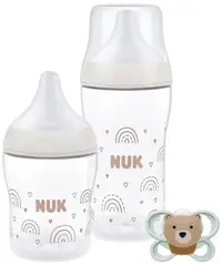 Set cadou NUK Perfect Match - Curcubeu, 3 piese