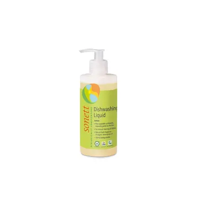 Detergent lichid pentru vase cu lamaie ecologic 300ml Sonett